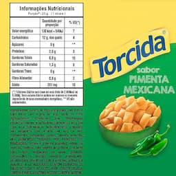 Salgadinho Torcida 38g Pimenta Mexicana