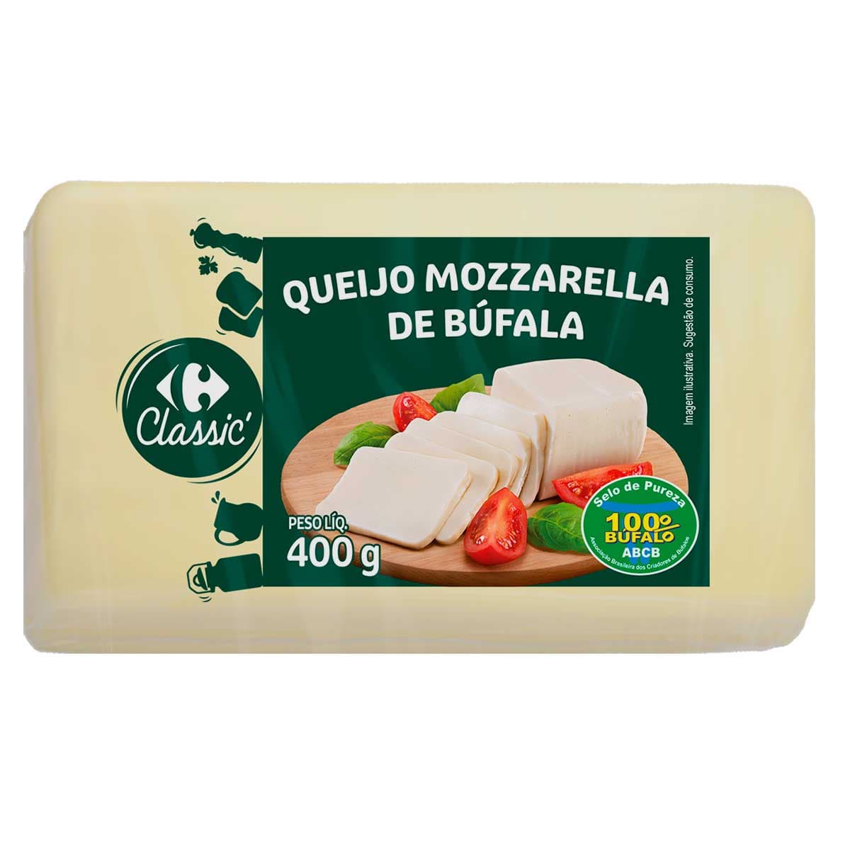 Queijo Mozzarella de Búfala Classic 400g