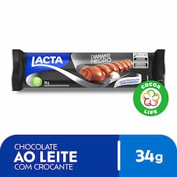 Chocolate Lacta Ao Leite 34g - Drogaria Sao Paulo