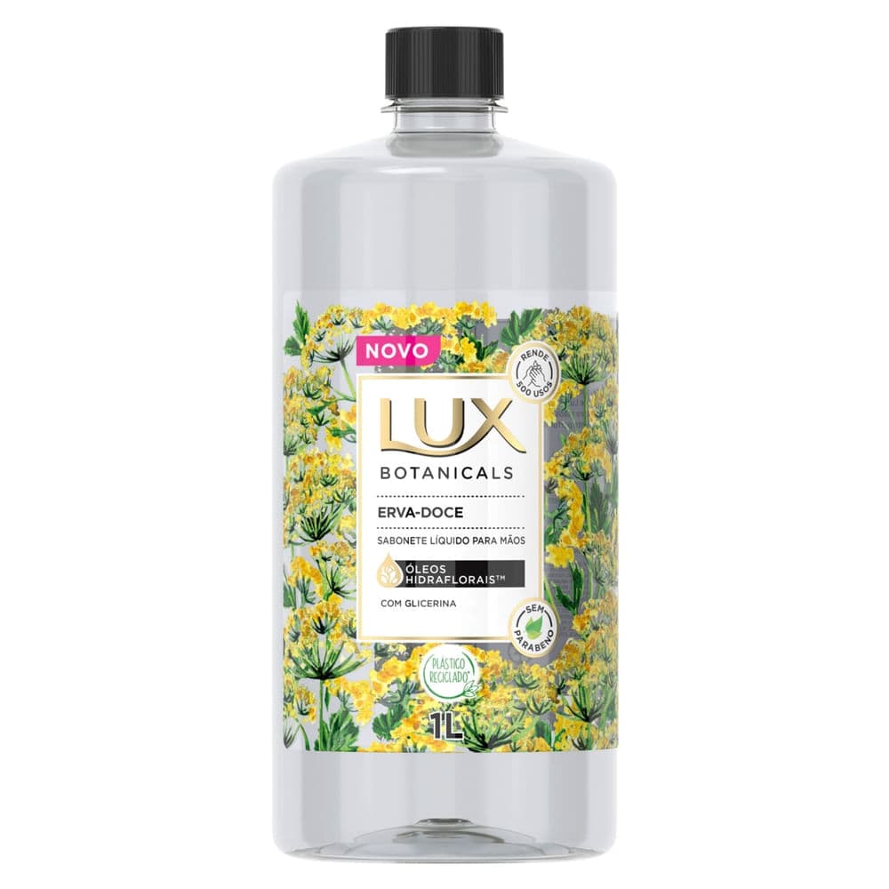 Sabonete Liquido Lux Mãos Flor Cereja Refil 440Ml