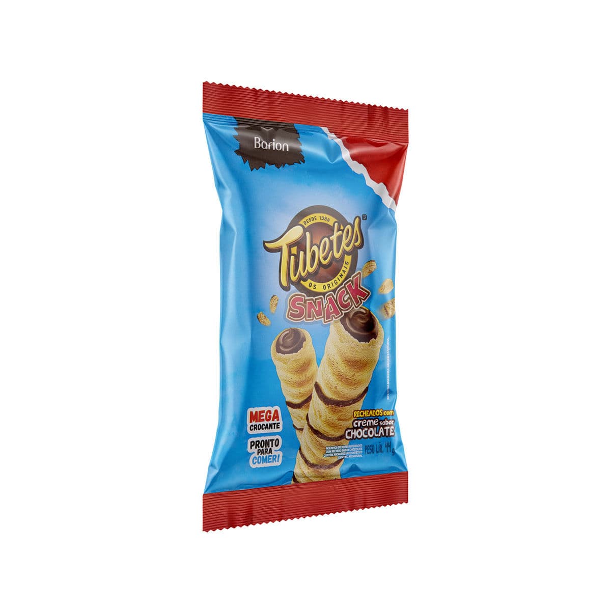Tubetes® Snack - Chocolate 44 g - Barion