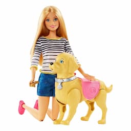 5119111_Boneca Barbie Família Passeio com Cachorrinho 30cm Mattel DWJ68_1_Zoom