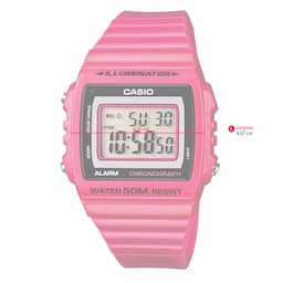 8690278_Relógio Feminino Digital Casio Rosa W-215H-4AVDF_2_Zoom